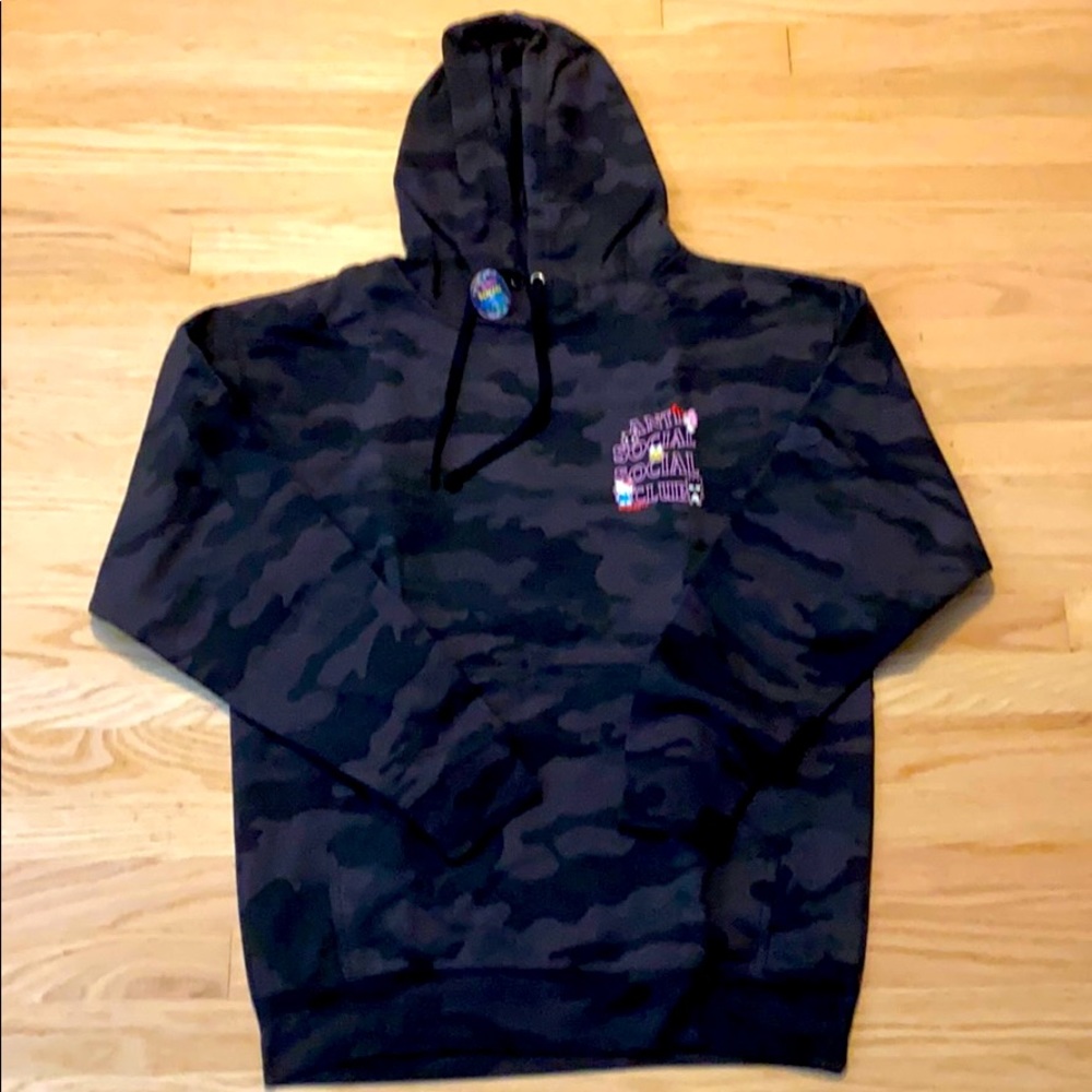 Anti Social Social Club X Hello Kitty Camo Hoodie